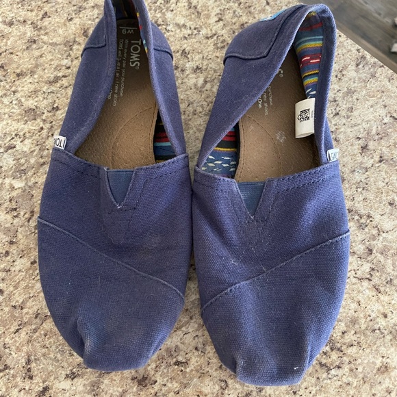 Blue Toms Loafer slip on shoes size 9 - Picture 4 of 8